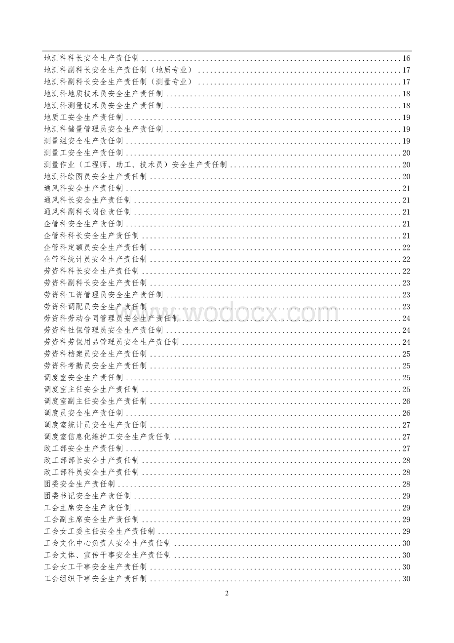 煤矿安全生产责任制汇编(最新).doc_第3页