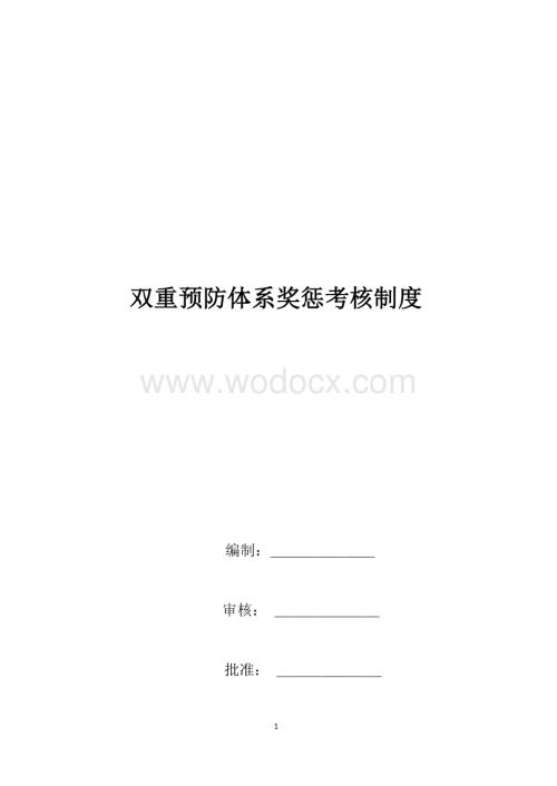 双重预防体系奖惩考核制度(新).docx