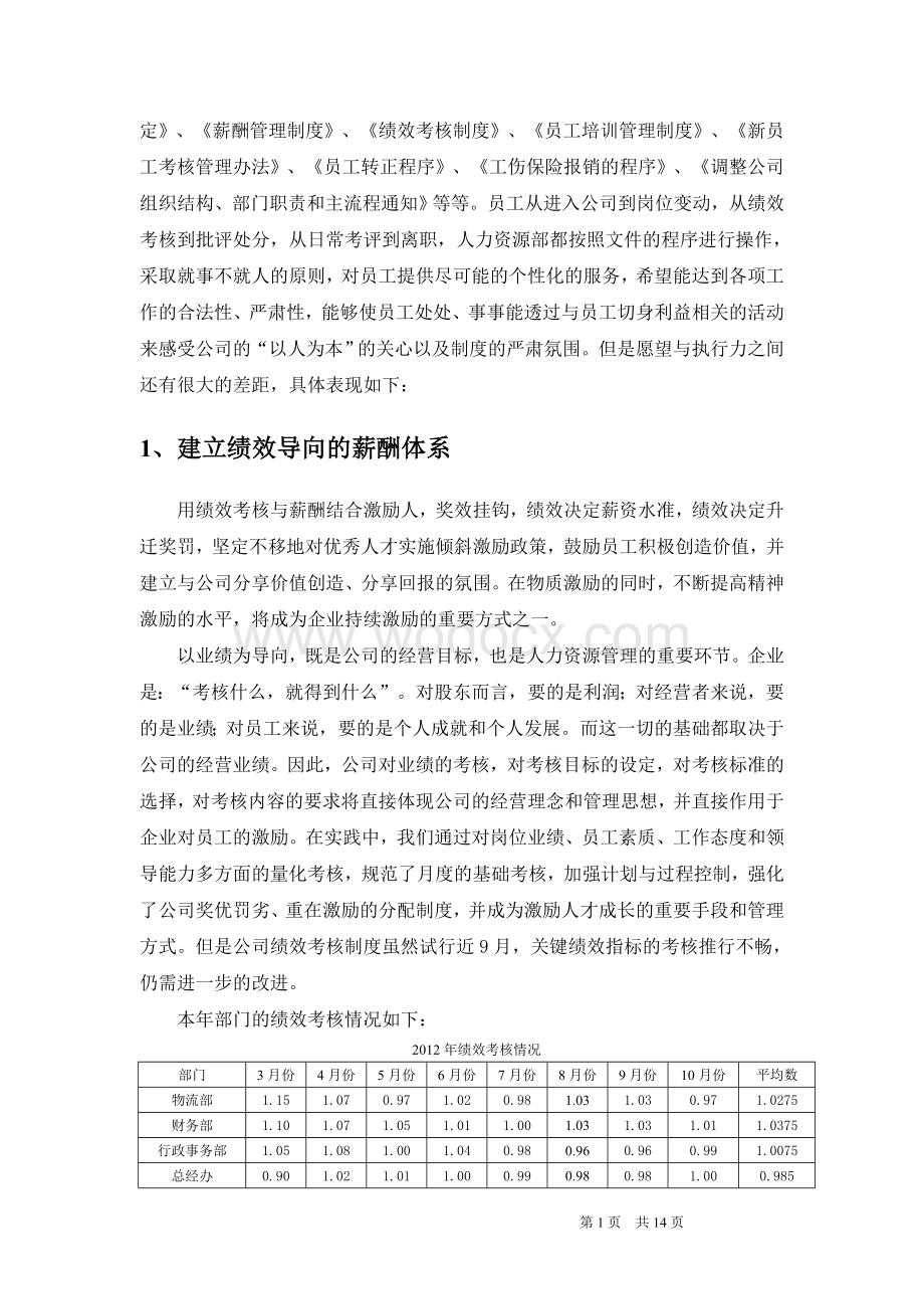 人力资源部年度工作总结及规划.doc_第2页