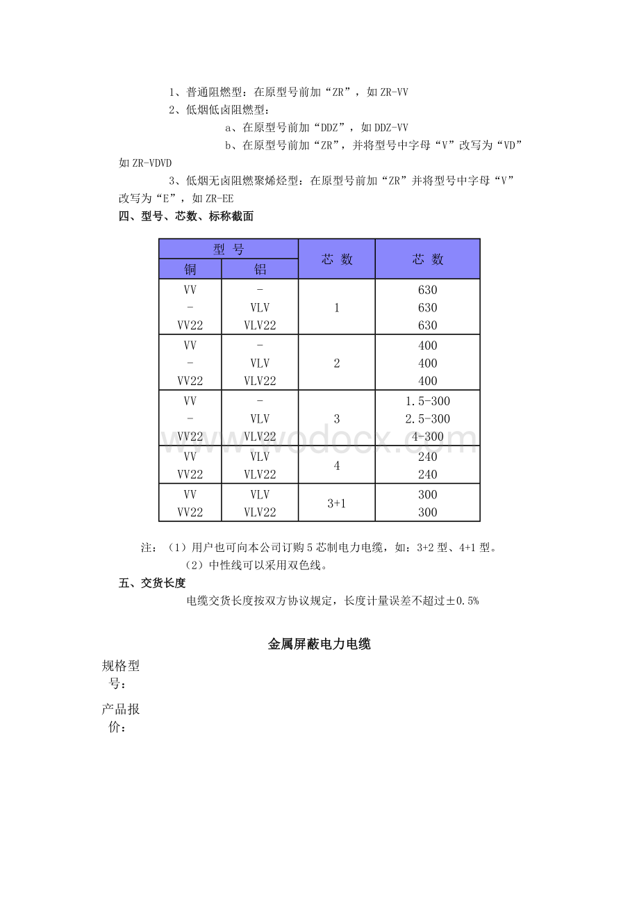 电力电缆规格型号.docx_第2页