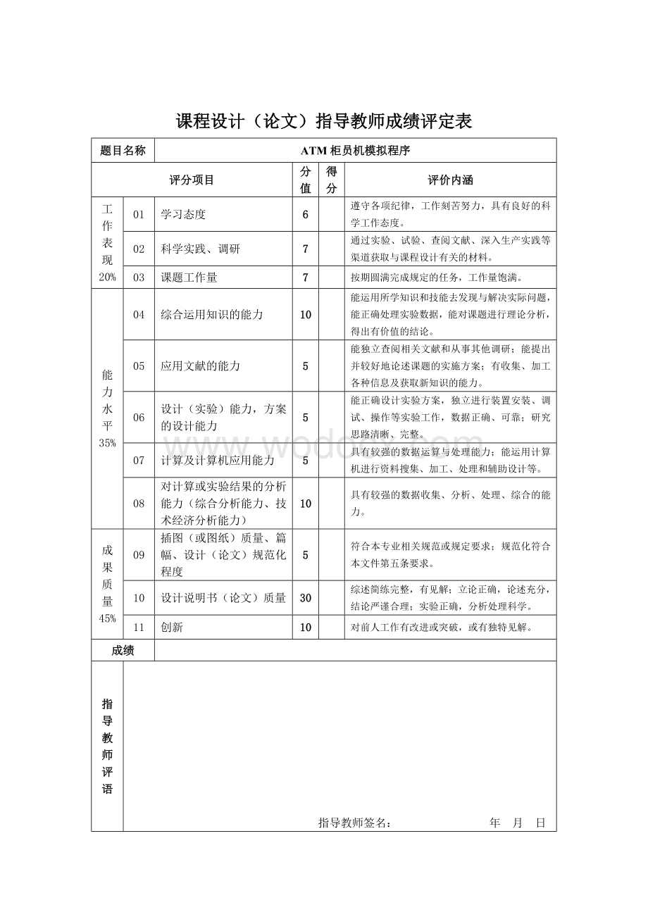 模拟AMT柜员取款机ATM柜员机模拟程序.doc_第3页