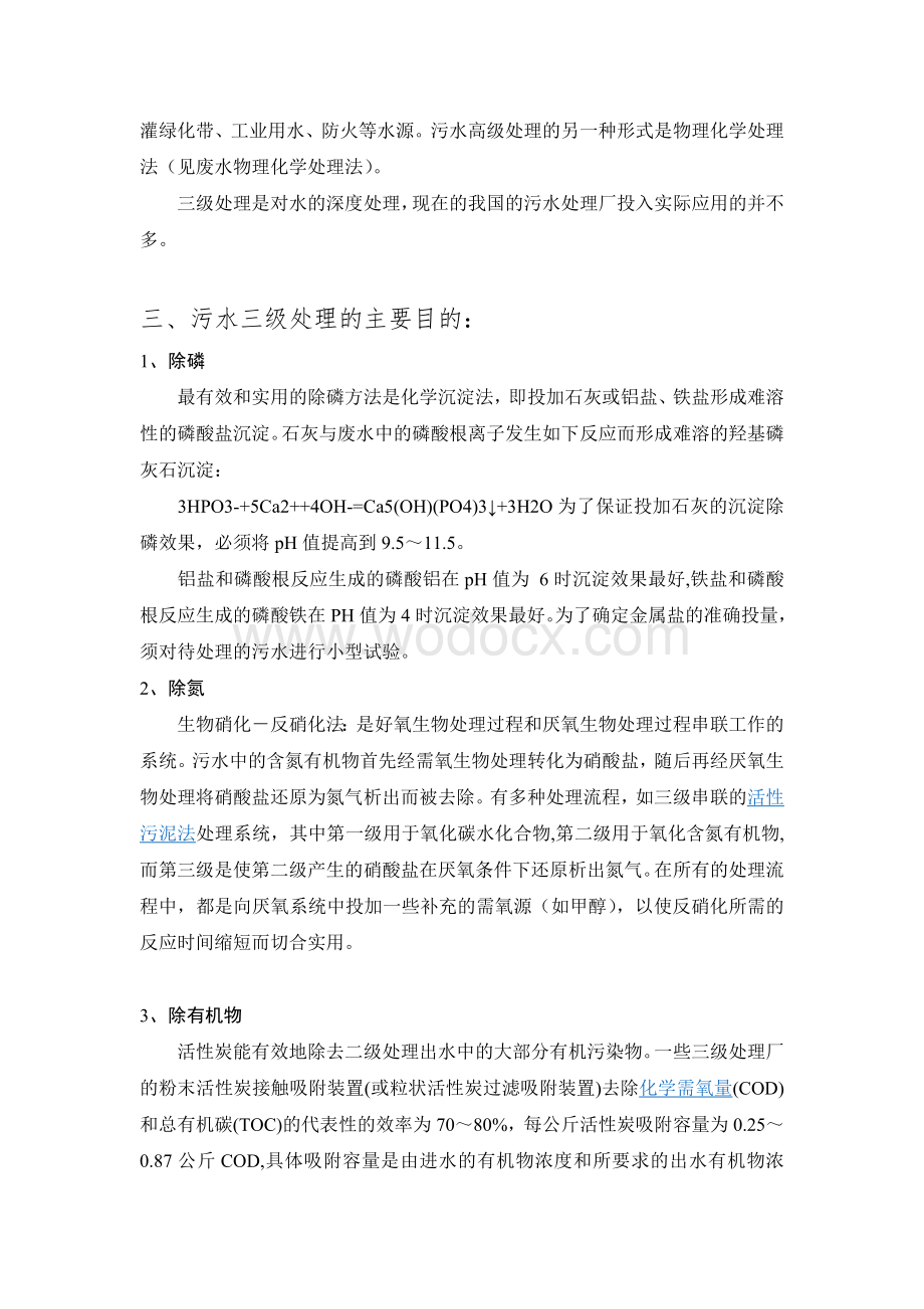 长春北郊污水处理厂实习专题报告.doc_第3页