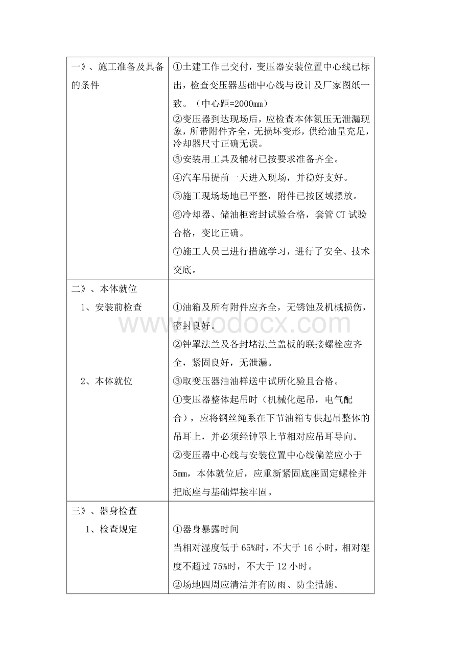 主变吊罩检查安装作业指导书.doc_第2页