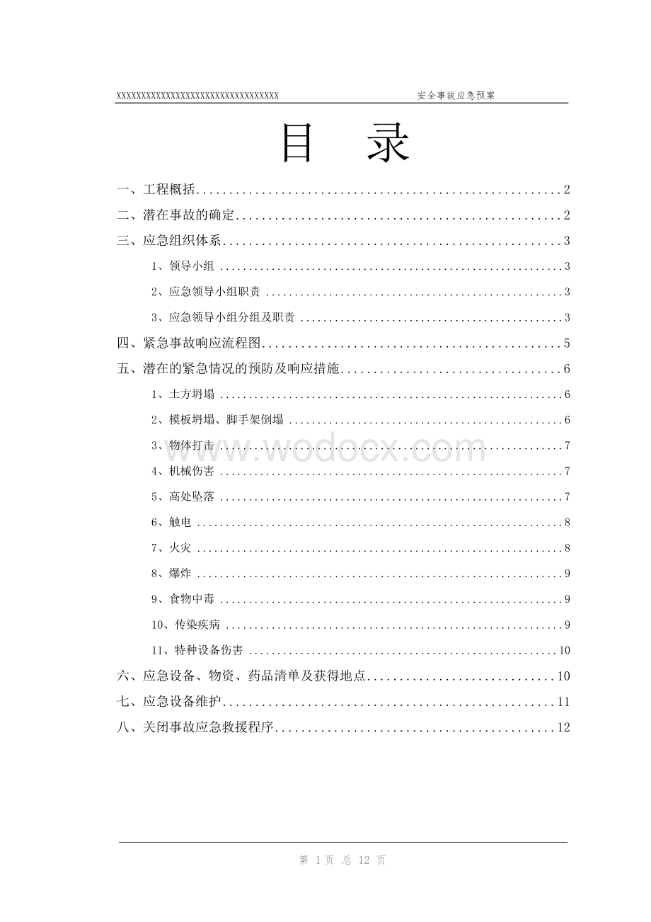 施工现场安全应急预案.doc_第1页