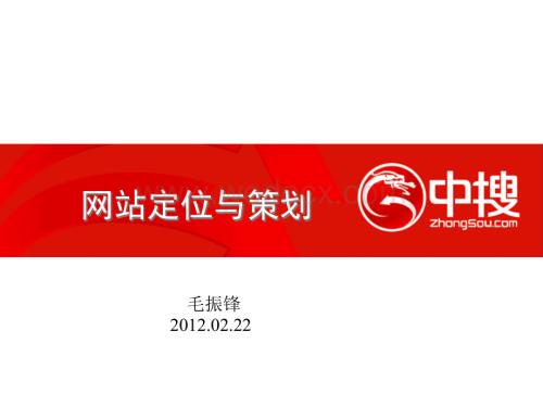 网站定位及网站策.ppt