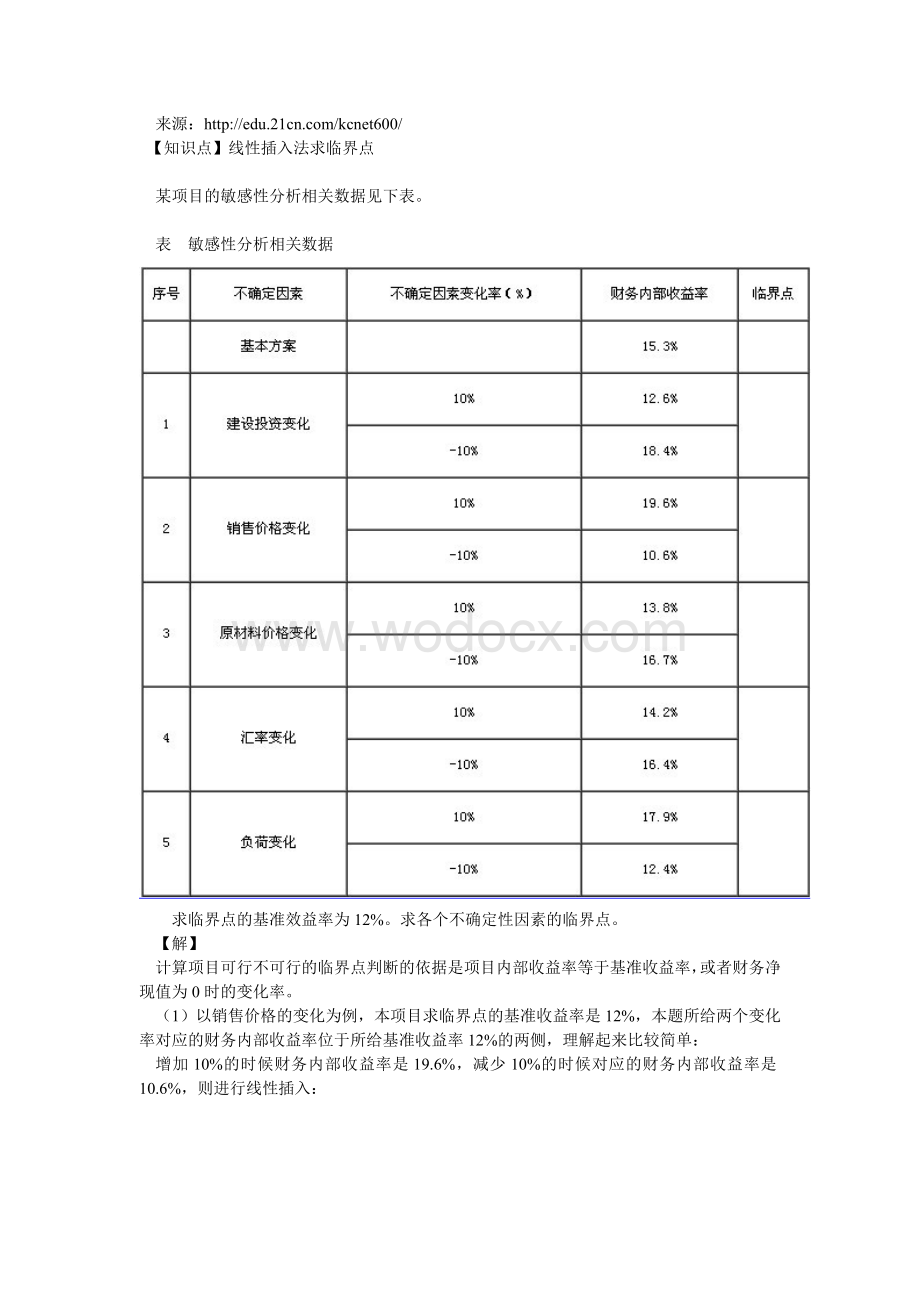 【每日一练】造价工程师案例分析5.9.doc_第1页