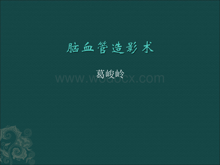 脑血管造影术.ppt_第1页