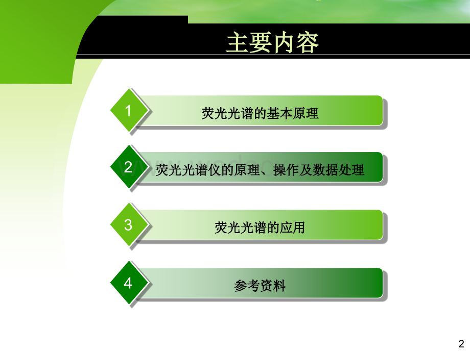 荧光光谱的原理及应用.ppt_第2页