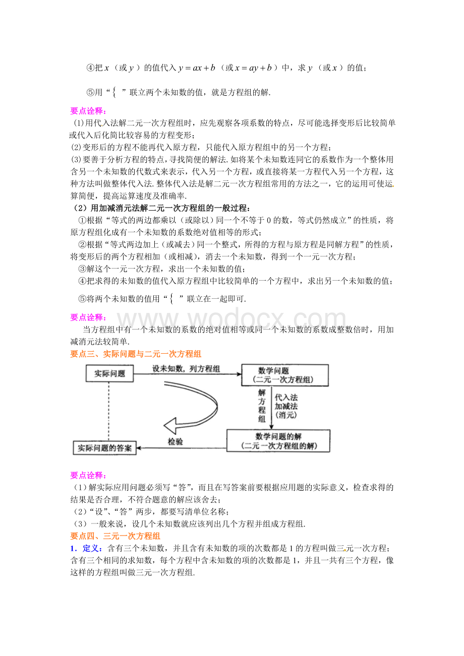 《二元一次方程组》全章复习与巩固(提高)知识讲解.doc_第3页