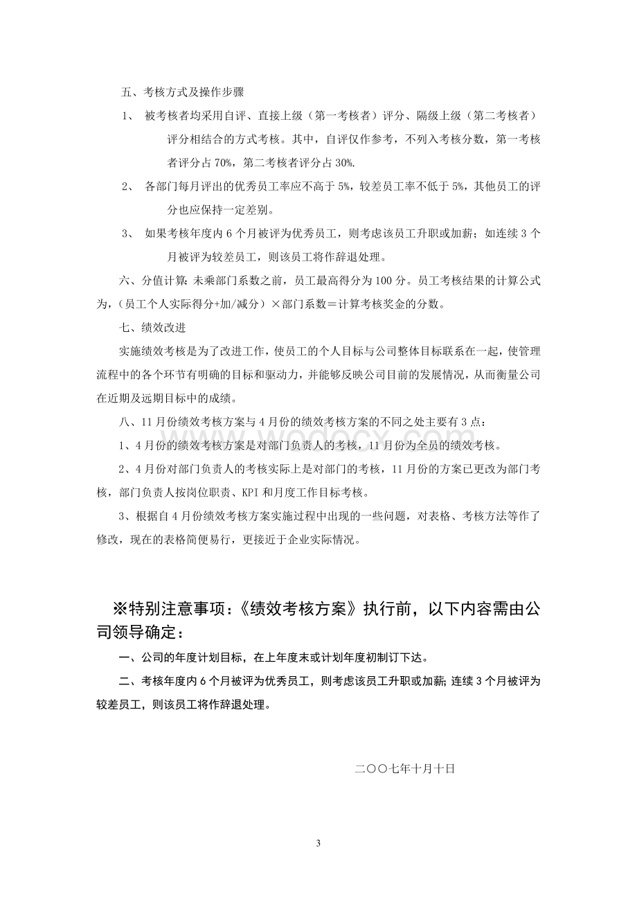 ××有限公司绩效考核方案.doc_第3页