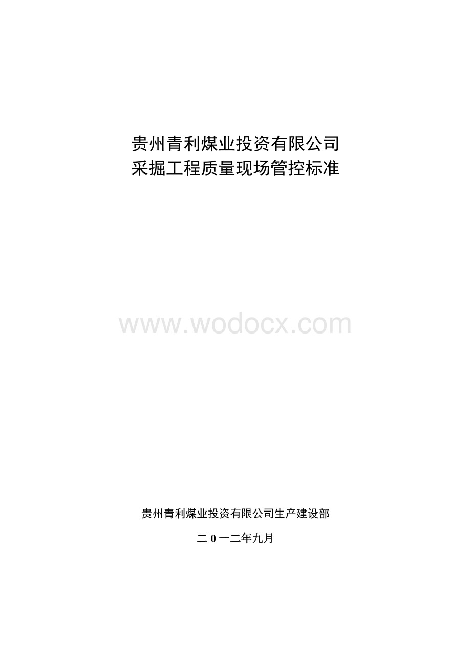 (修)采掘工程质量现场管控标准.doc_第1页