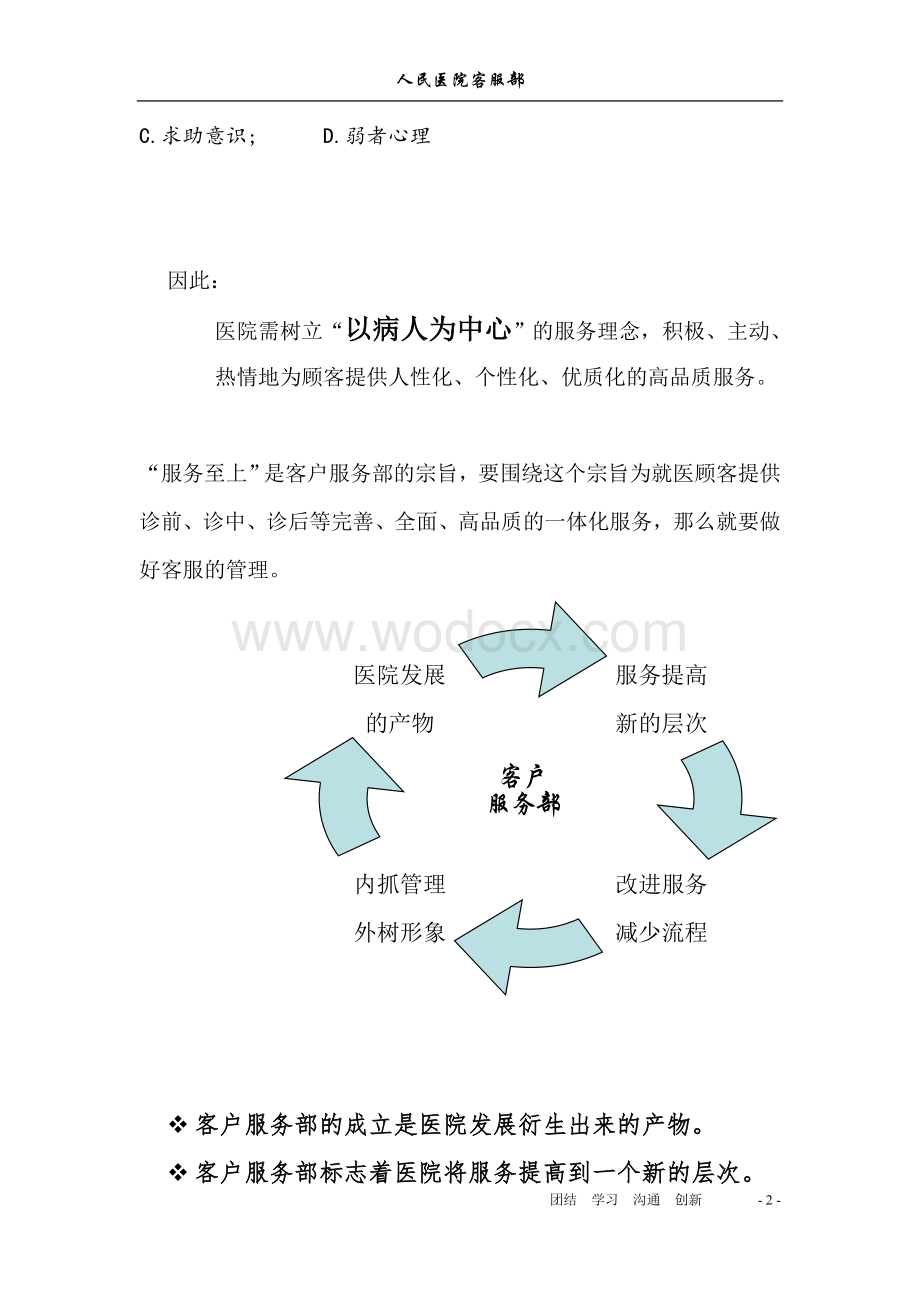 人民医院客服部客职责制度.doc_第2页