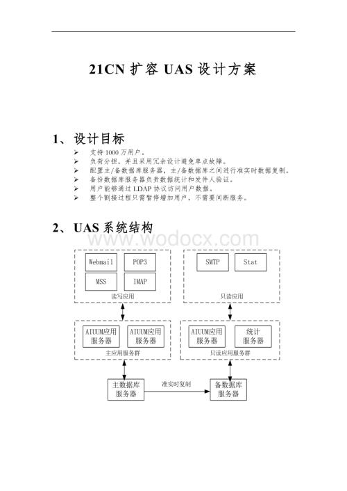 扩容UAS设计方案.doc