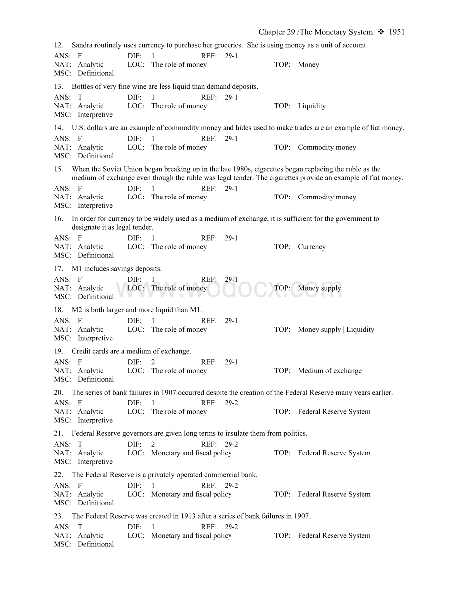 曼昆《经济学原理》（宏观）第五版测试题库(29).doc_第2页