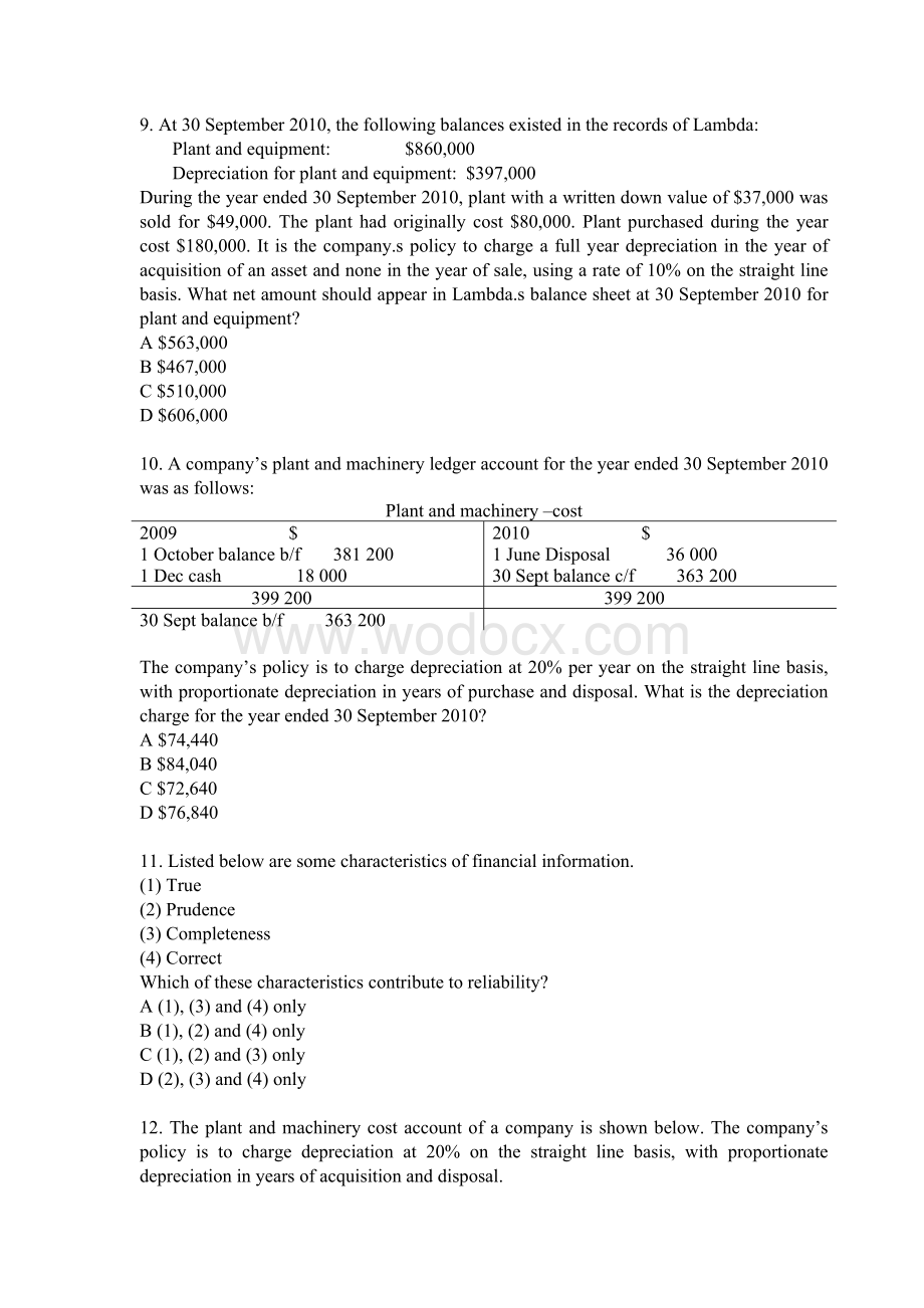 会计专业英语模拟试题及答案.doc_第3页