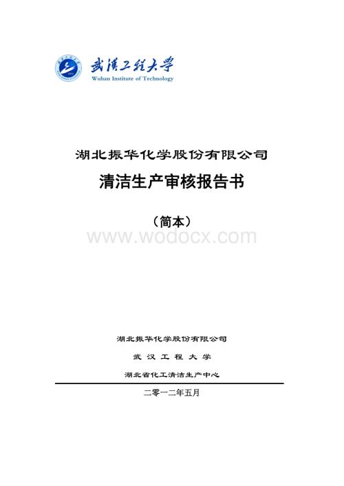 湖北振华化学股份有限公司.doc