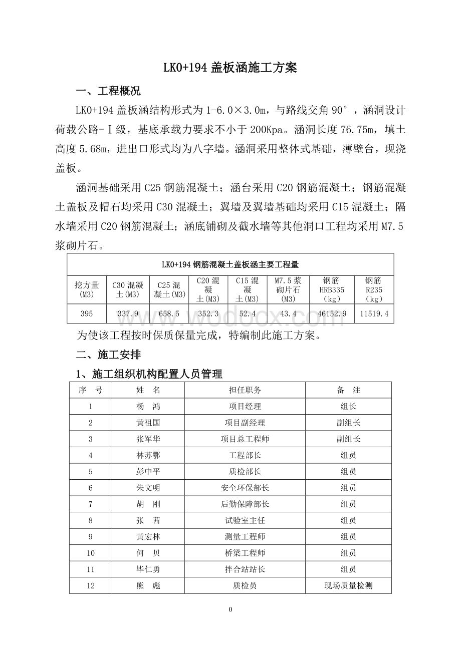 LK0+194盖板涵施工方案.doc_第2页