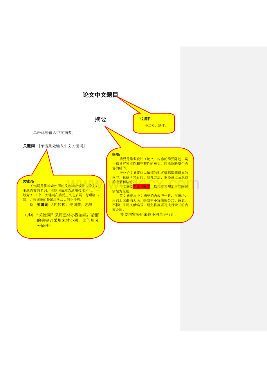 英语专业本科毕业论文模版.doc_第2页