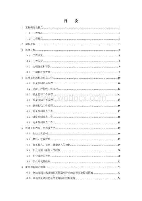 220kV变电站新建工程土建专业监理实施细则.doc