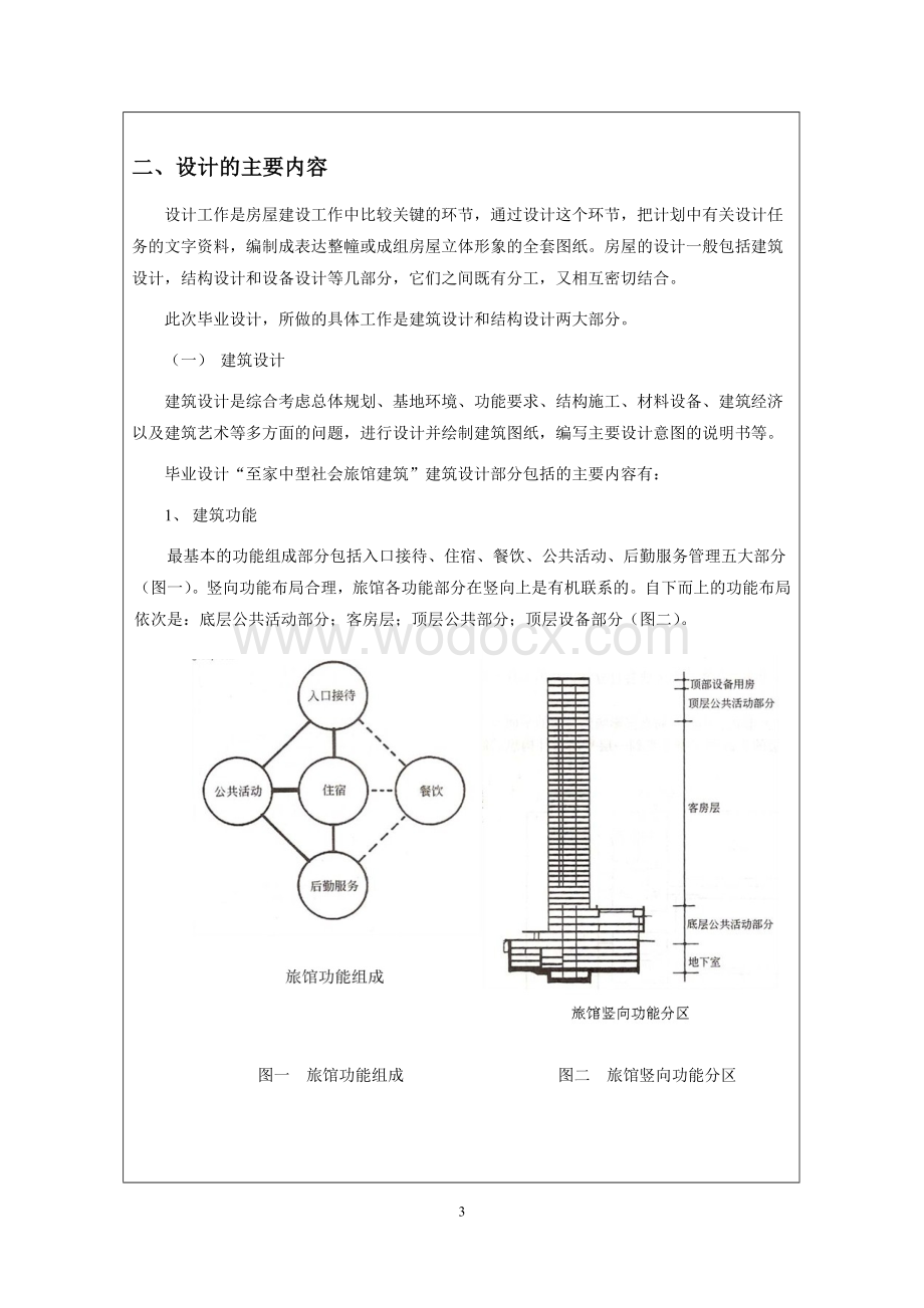 旅馆建筑设计开题报告.doc_第3页