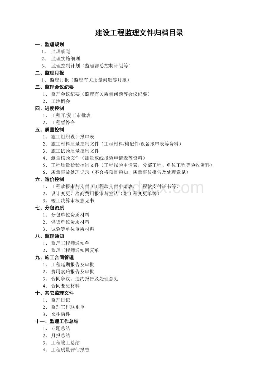 河北省各类工程文件归档范围目录表.doc_第2页