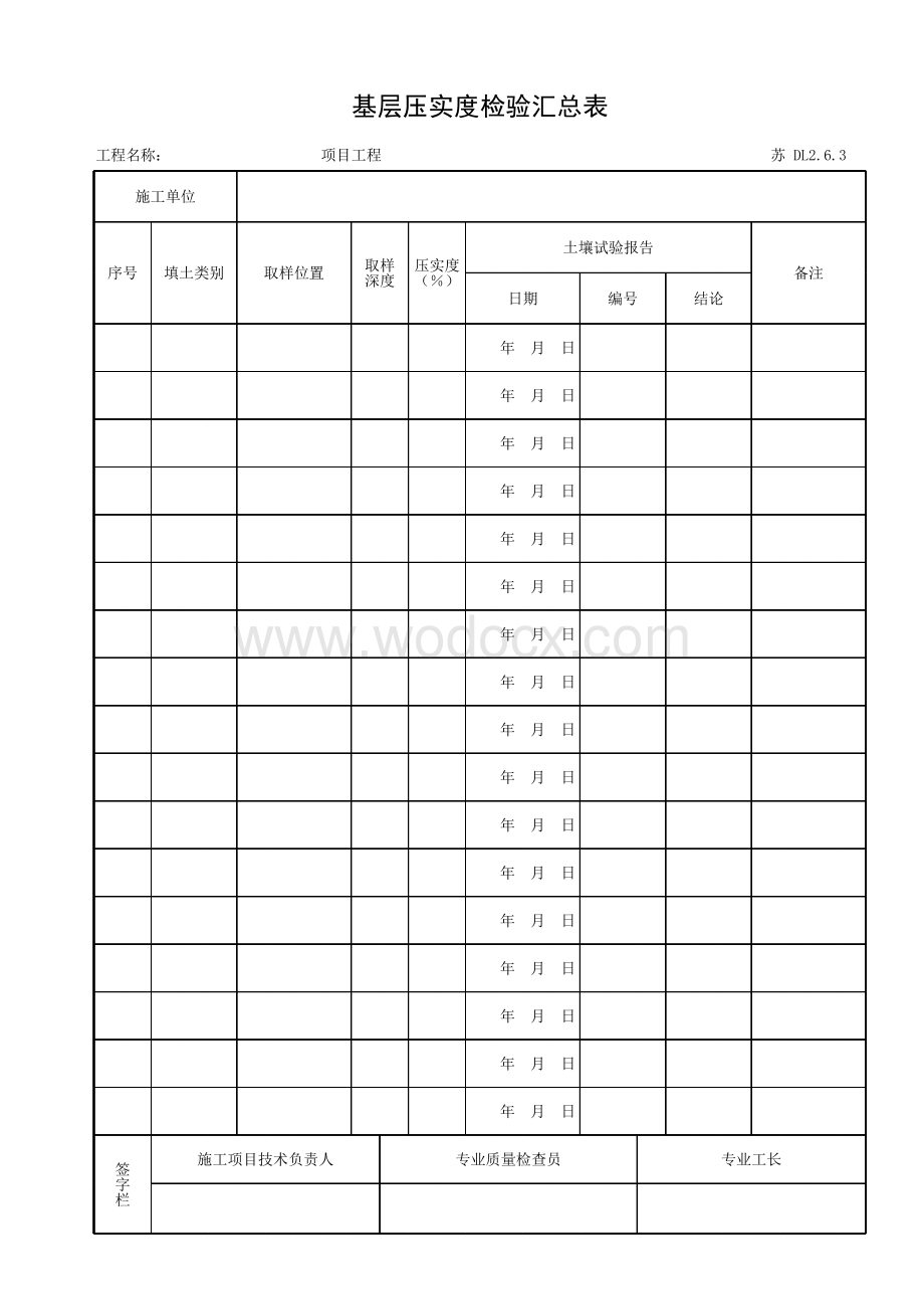 江苏市政道路施工试验报告资料.pdf_第2页