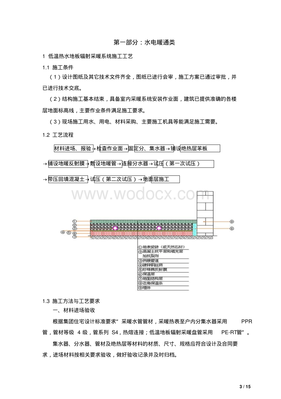 低温热水地板辐射采暖系统施工工艺.pdf_第2页