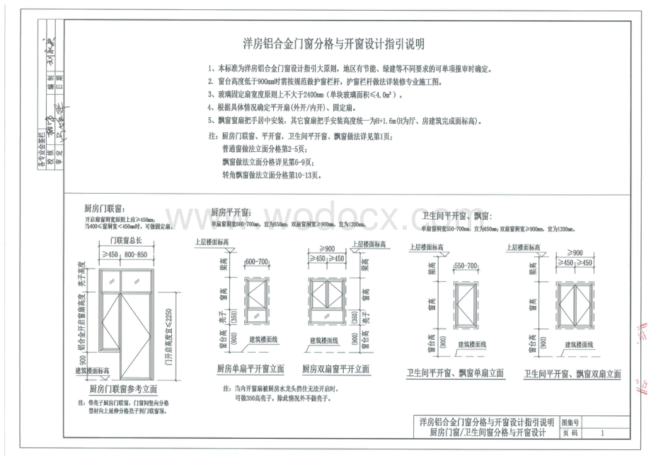 洋房铝合金门窗分格与开窗设计指引.pdf_第2页