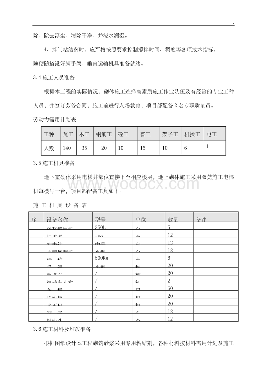 住宅楼砌筑工程施工方案全新.docx_第3页