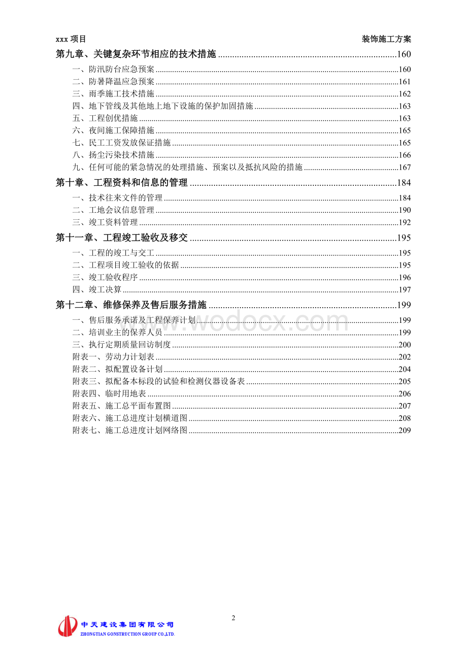 海南某度假酒店客房装饰装修施工方案.doc_第2页