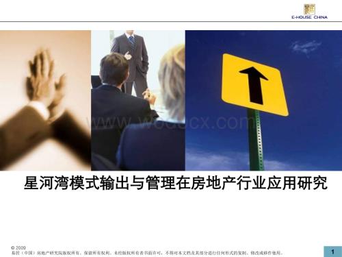 项目模式输出与管理在房地产行业应用研究.ppt