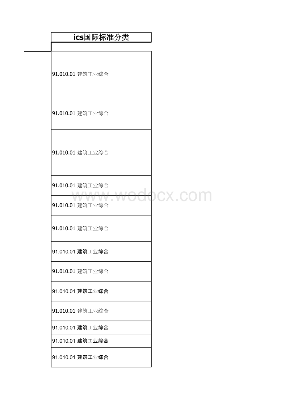 英国标准91建筑材料与建筑物2019.xlsx_第1页