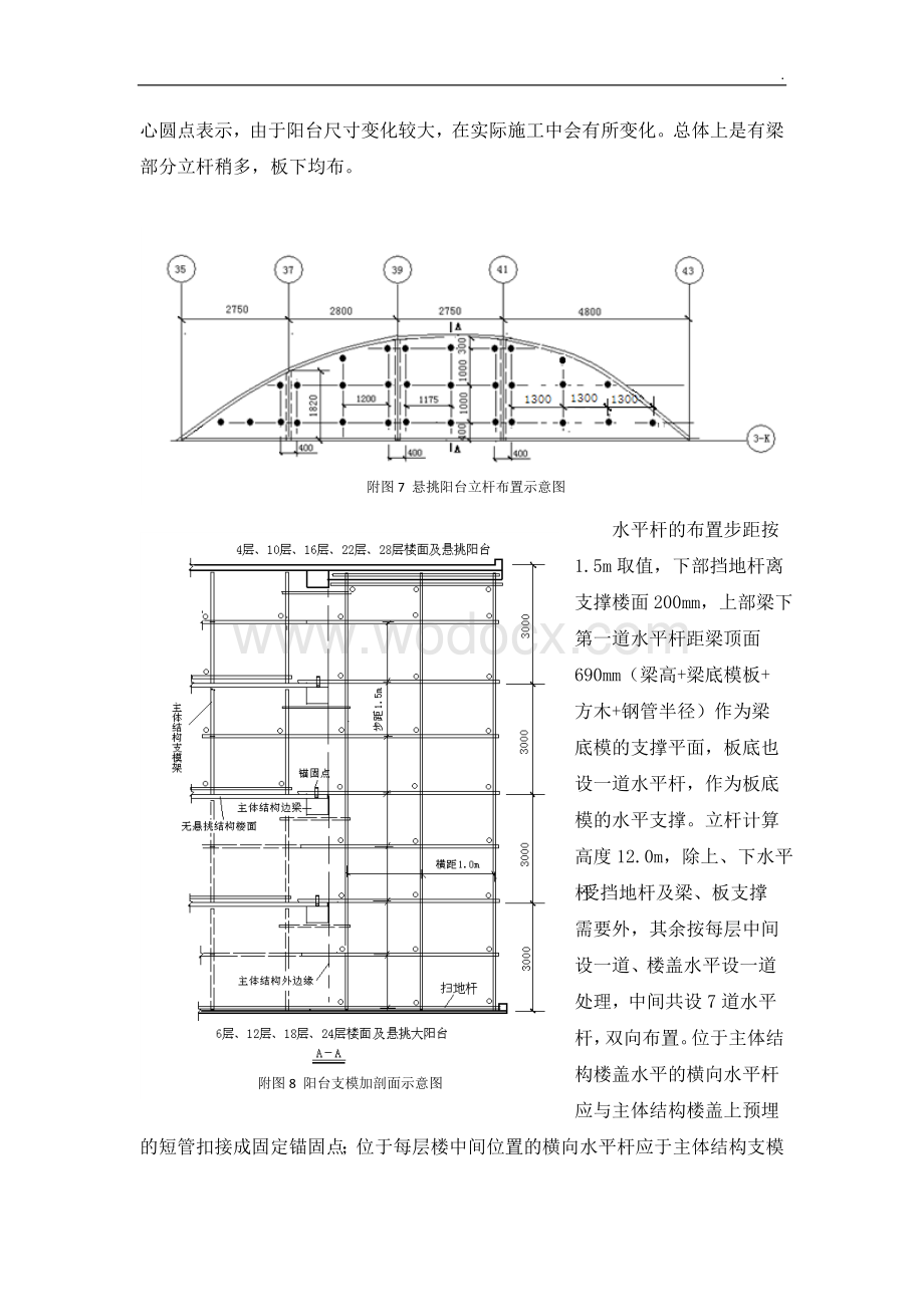 万锦·南太湖项目35号楼悬挑大阳台支模架设计计算书.docx_第3页