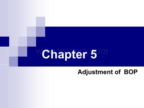 chapter5-Adjustment-of-BOP.ppt