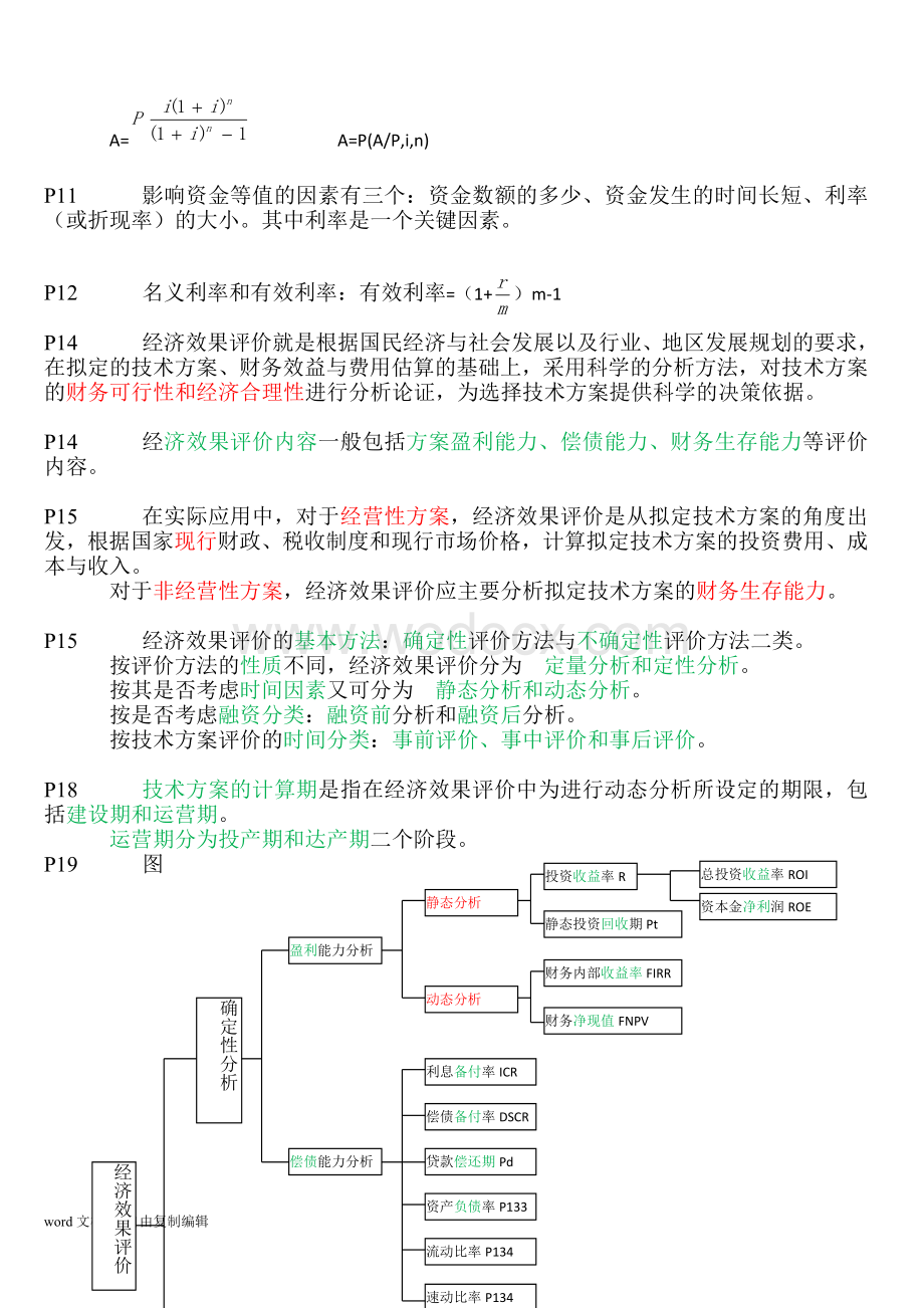 一级建造师建设工程经济考试重点难点归纳总结.doc_第2页