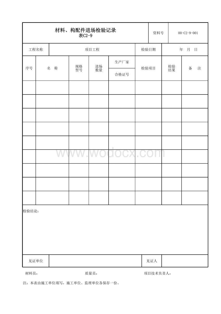 云南省给水排水工程施工物资资料.pdf_第1页