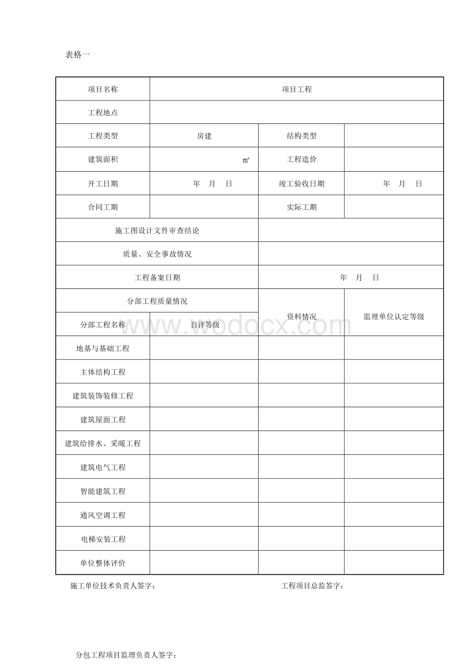 浙江杭州地区建设工程施工专用表.docx_第3页