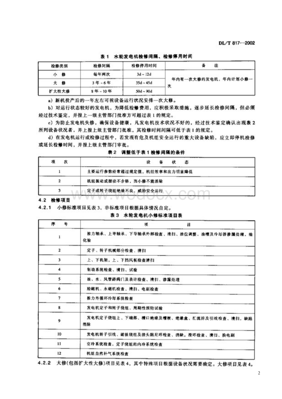 水轮发电机检修技术规程.doc_第2页