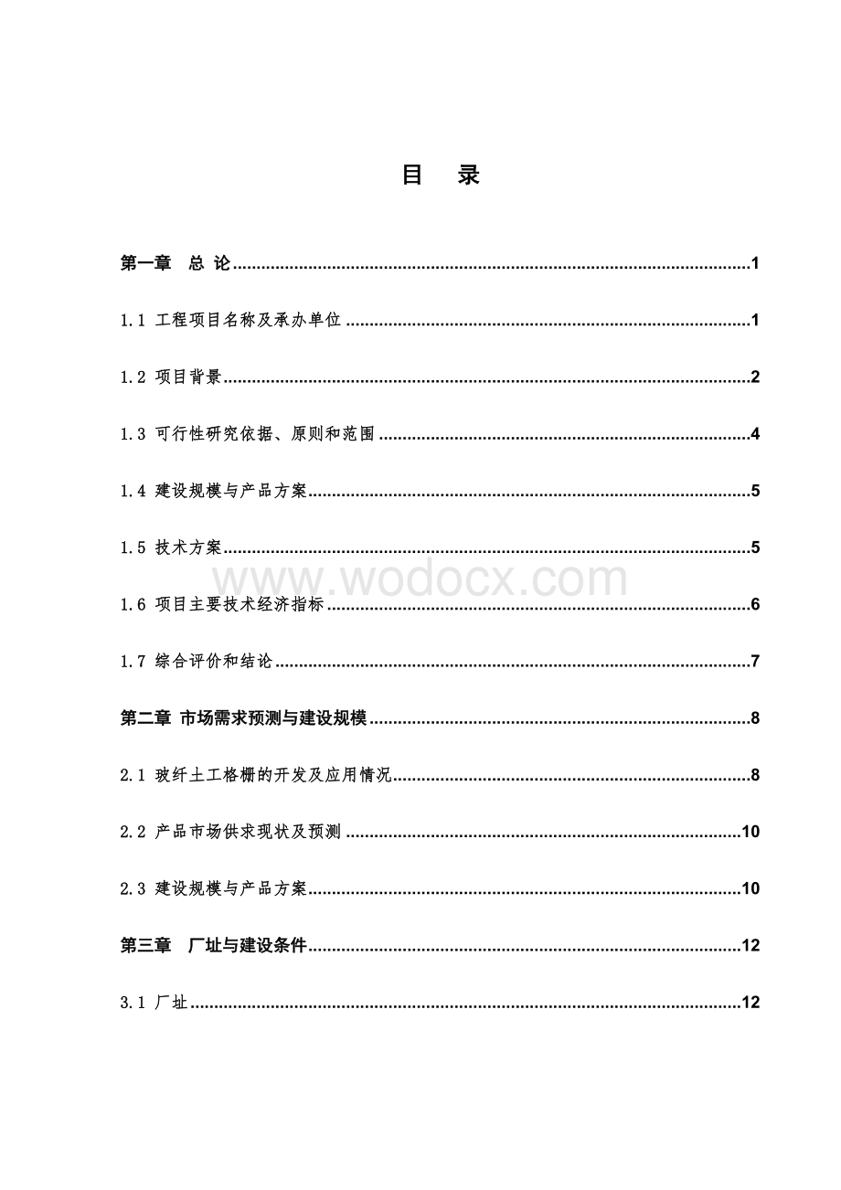 年产800平方米土工格栅生产线工程可行性研报告.doc_第2页