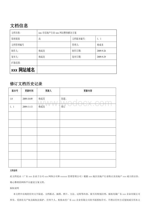 XX行业协会网站建设方案.doc