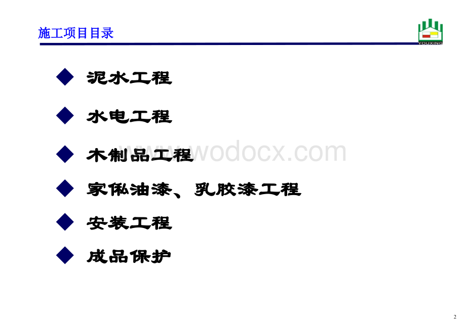 建筑装饰公司项目施工工艺标准.ppt_第2页