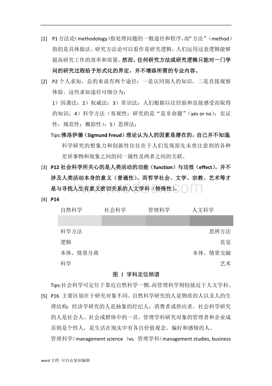 管理研究方法论读书笔记.docx_第1页