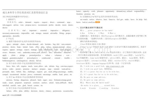 成人本科学士学位英语语法词语汇总.docx