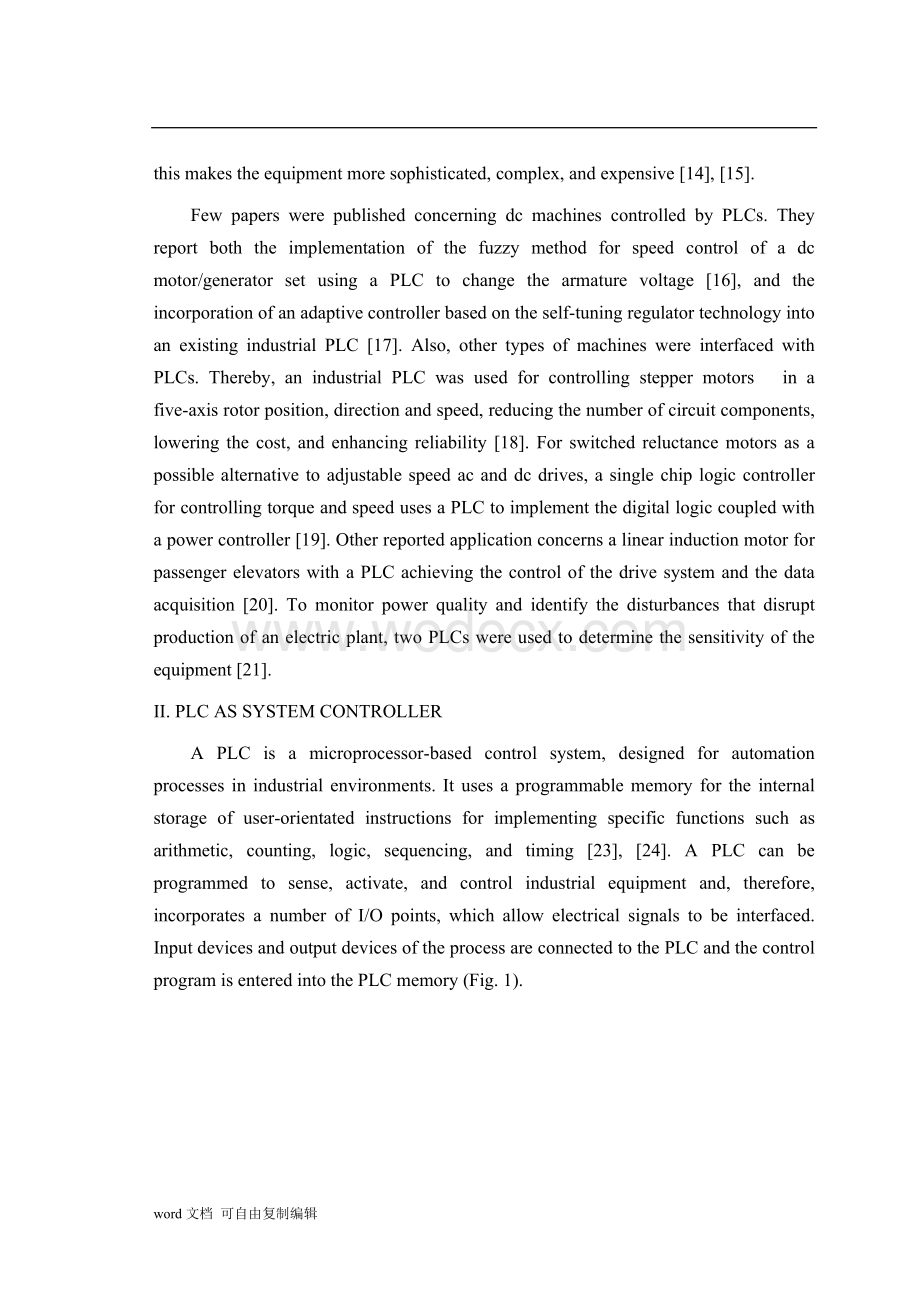 外文翻译--基于PLC的异步电动机运行监控系统的设计与实施.doc_第2页