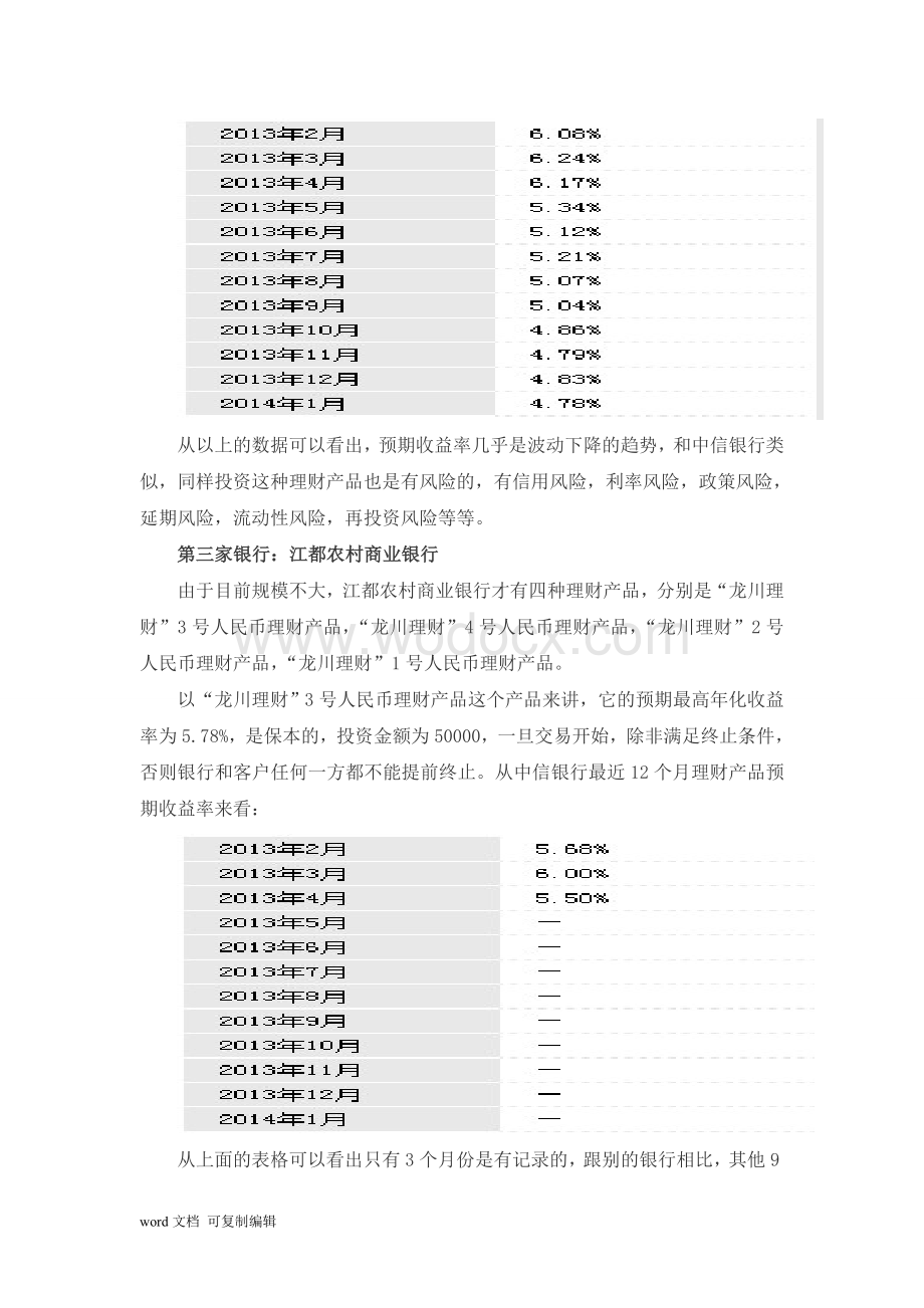 关于银行理财产品的调查研究.doc_第3页