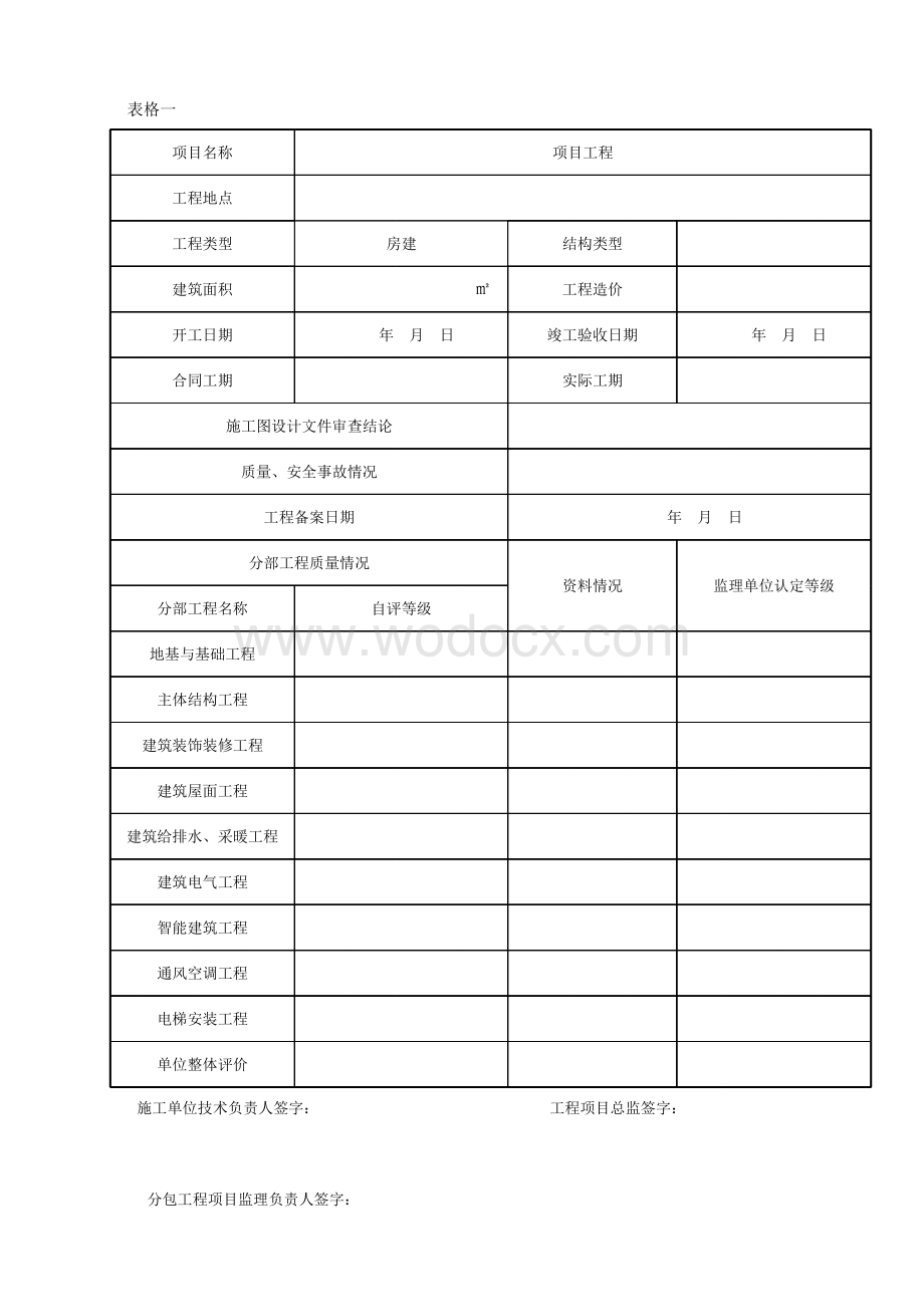 浙江杭州地区建设工程施工专用表.pdf_第2页