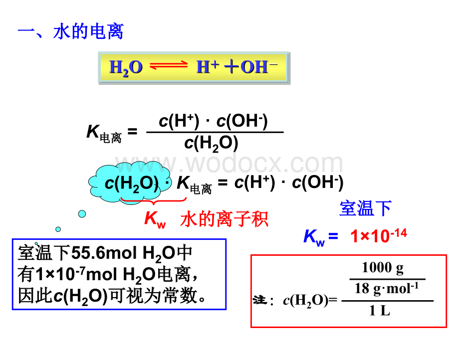 高中化学选修四3.2-水的电离和溶液的酸碱性课件.ppt_第3页
