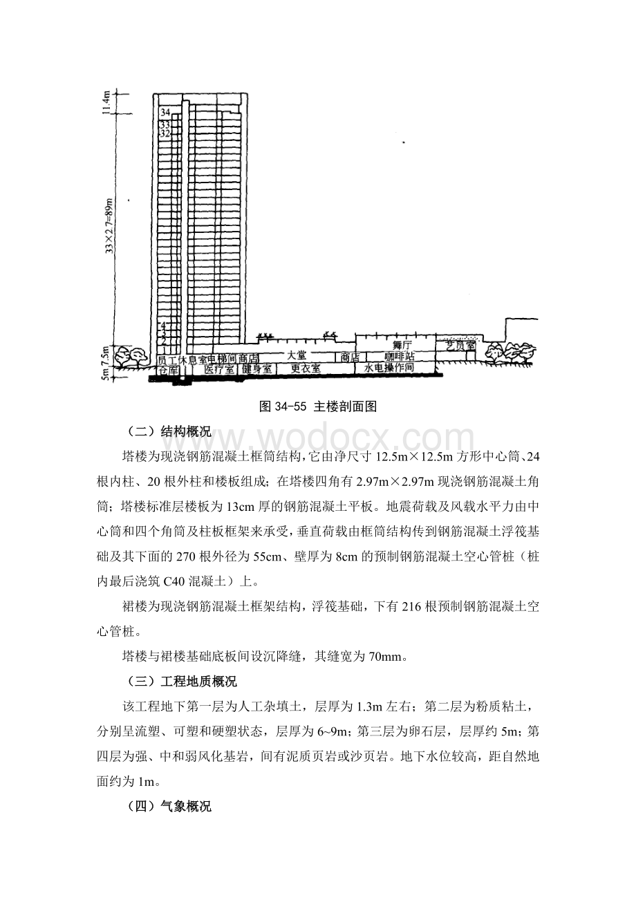 附录II超高层建筑施工组织设计实例.doc_第3页