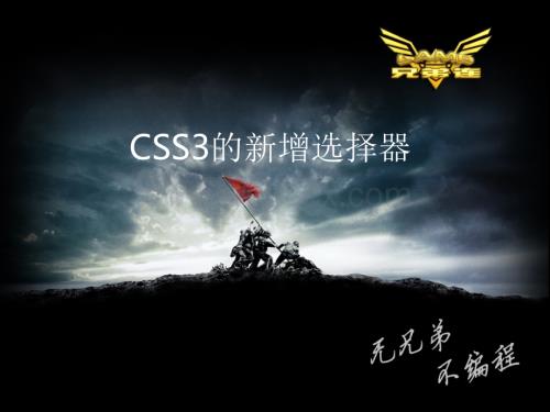 html5基础教程-CSS3的新增选择器课件.pptx