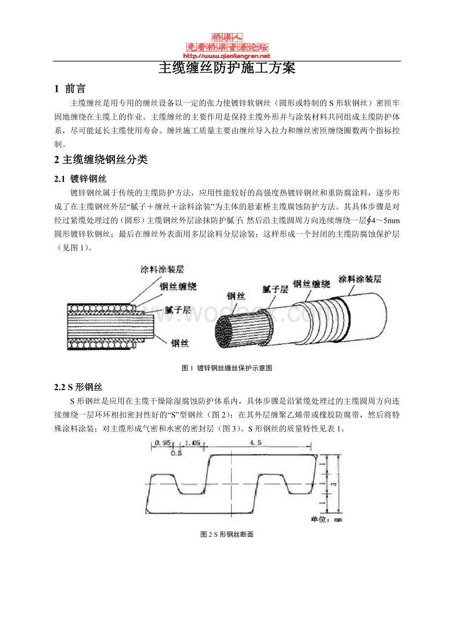 主缆缠丝施工方案.doc_第1页